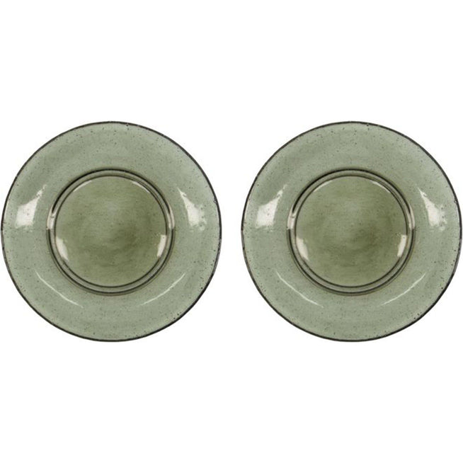 Photo of Rain Plates Green Ø21cm Set of 6