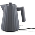 Thumbnail photo of Plisse Electric Kettle Small - Grey - Vattenkokare - Michele De Lucchi - Grå