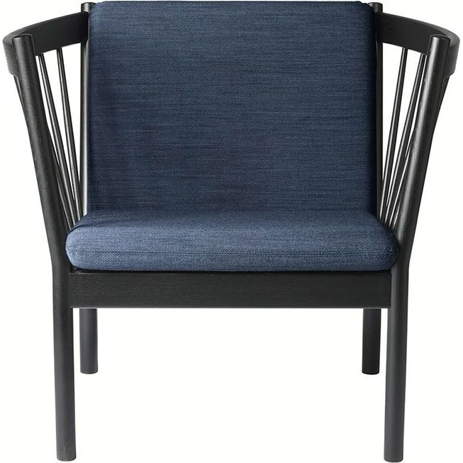 Photo of J146 Easy Armchair - Black lacquered oak