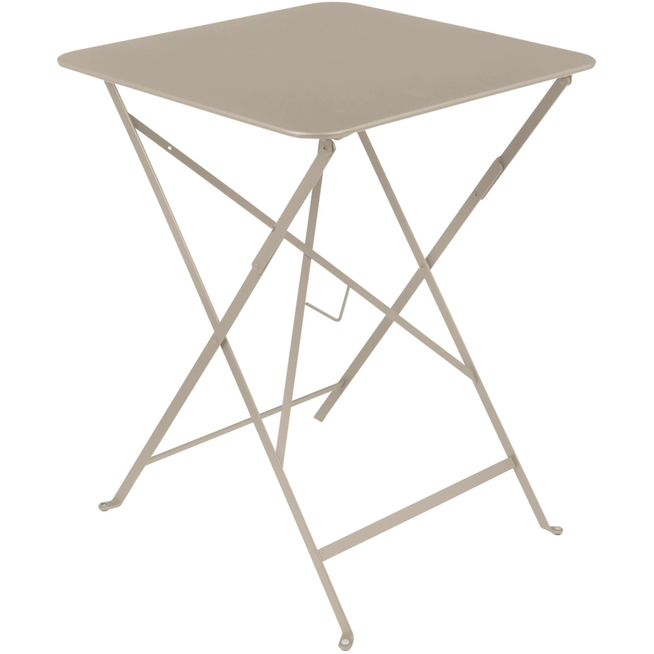 Photo of Bistro Table 57 x 57 cm, Nutmeg - Trädgårdsbord - Beige - Metal
