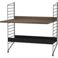 Thumbnail photo of String Headboard 85, Black, 2-pack - Shelving - Nils Strinning - Black - Metal