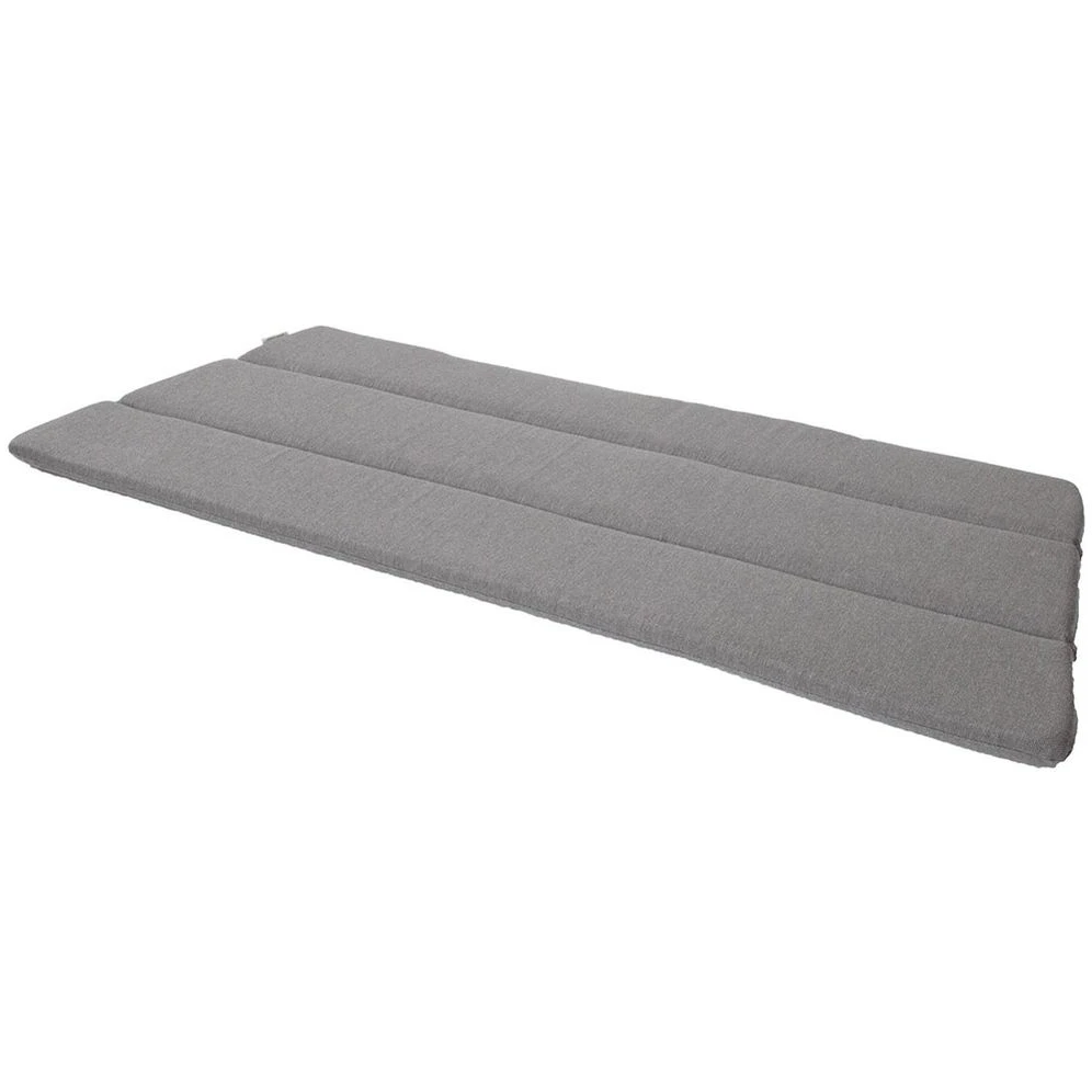 Breeze 2-seater Lounge Sofa Cushion - Outdoor Cushions - Grey-brown - Cane-line Natté - W: 118 x D: 46 x H: 2 cm