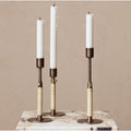 Duca Candleholder Polished Brass - Candlesticks & Candle Holders - Krøyer-sætter-lassen - Gold