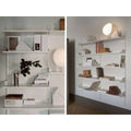 Thumbnail photo of New Works Library Shelf - Reolsystem - Oak / White - H190 X W163.5 X D30.5 Cm