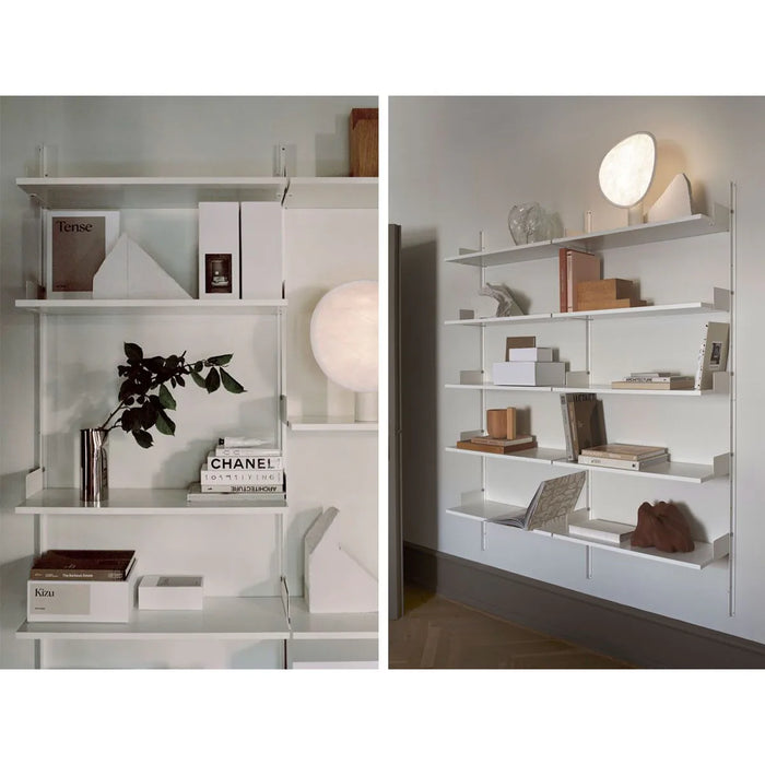 Photo of New Works Library Shelf - Reolsystem - Oak / White - H190 X W163.5 X D30.5 Cm