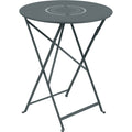 Thumbnail photo of Floréal Table Ø 60 cm, Storm Grey - Outdoor dining table - Grey - Metal
