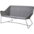 Thumbnail photo of Breeze 2-personers Loungesofa 5567 Li/ls/lw - Havesofa - Lysegrå - B: 154 X D: 76 X H: 78 X Sh: 37 Cm