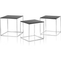 Thumbnail photo of Pk71, 3 sizes, Black Acrylic - Coffee table - Poul Kjærholm - Black - Metal/plastic