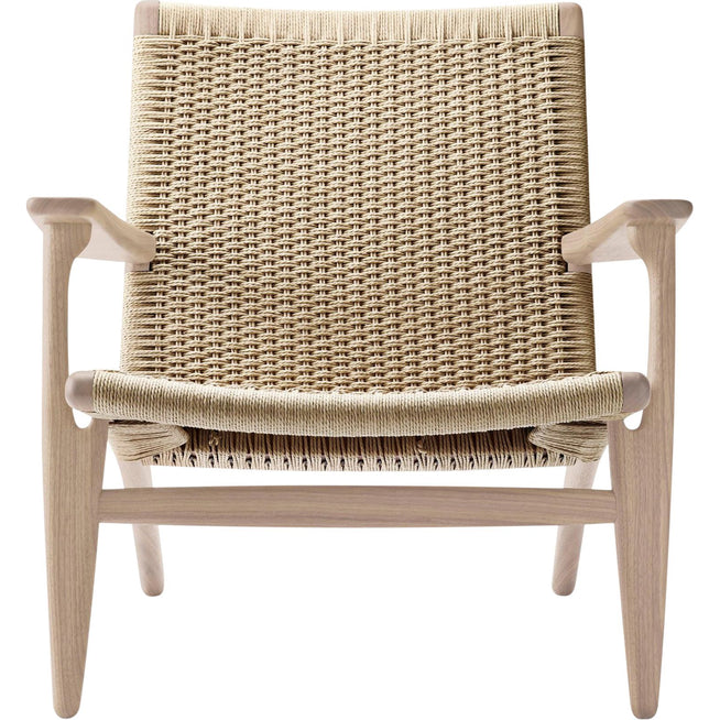 Photo of CH25 Lounge Chair - Soaped Oak