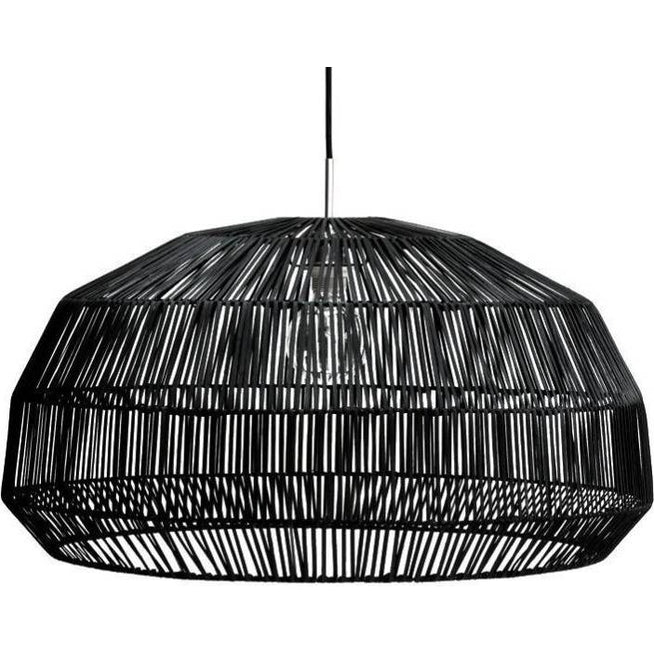 Photo of Hanging Lamp Nama 1 Black Rattan Ø72cm