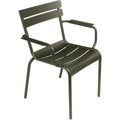 Thumbnail photo of Luxembourg Armchair Rosemary 48 - Outdoor dining chairs - Frédéric Sofia - Green - Metal