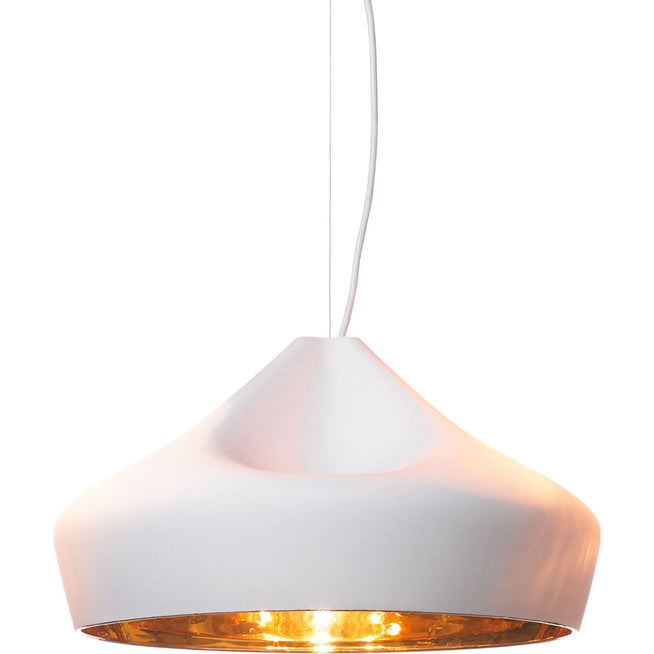 Photo of Pleat Box 47 Led - White - Gold - Pendant Lamps