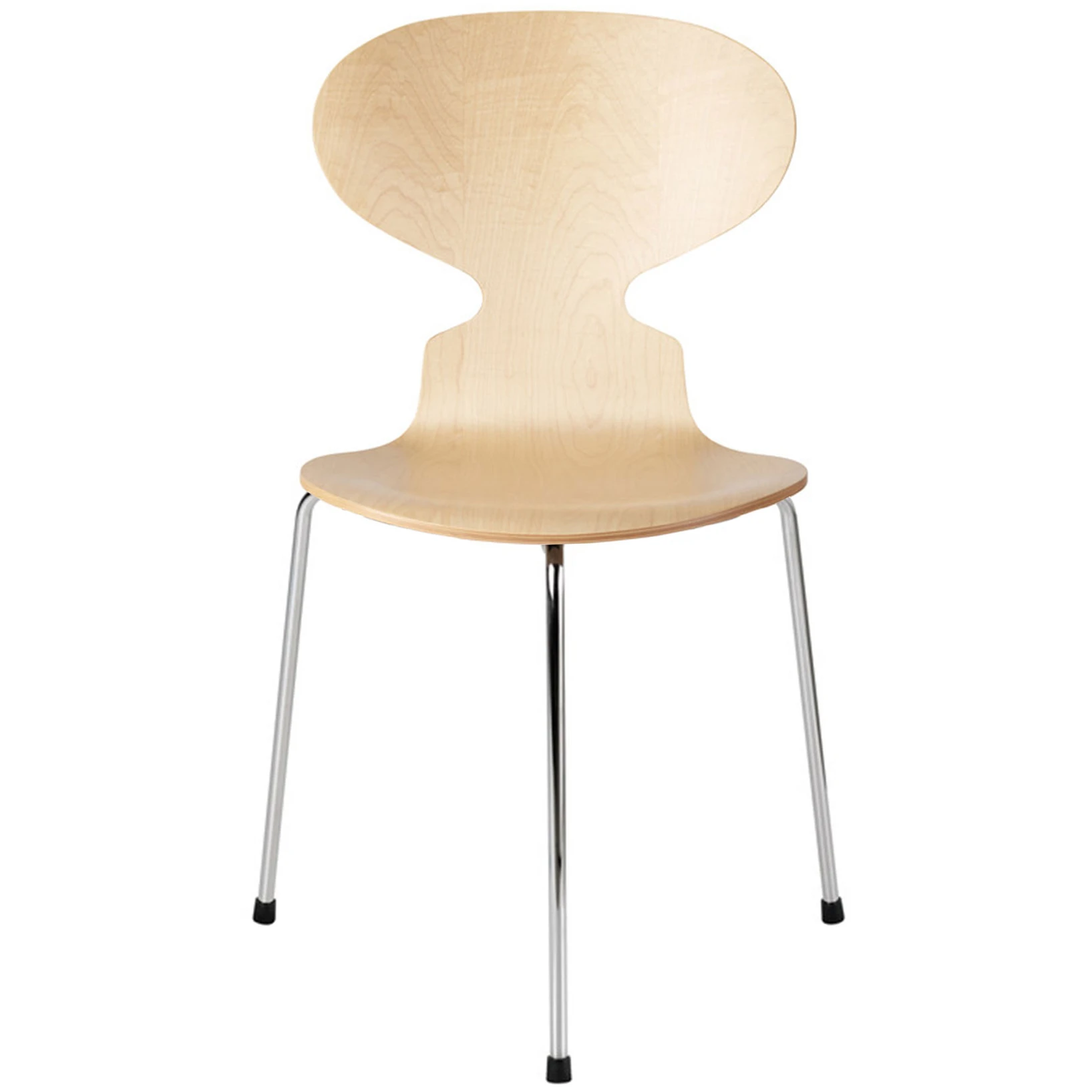 3100 Myran 3 legs, Maple veneer - Dining chairs - Arne Jacobsen - Wood-coloured - Metal/wood