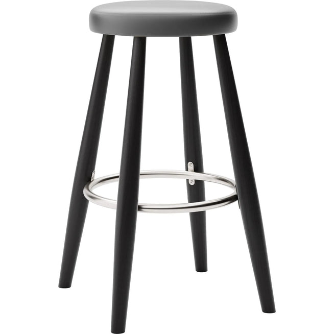 Photo of Ch58 Bar Stool - Black Lacquered Oak