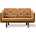 Thumbnail photo of No. 1 Sofa 2002 By Børge Mogensen - 2 Personers Sofa - Fiord 991 / Smoked Oak - W143 X D86 X H83 X Sh41 Cm