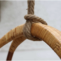 Thumbnail photo of Natural Rattan Hanging Egg Swing Chair