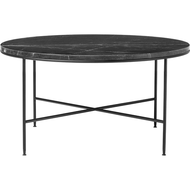 Photo of Mc300 Circular Coffee Table - Charcoal - Coffee Table - Paul Mccobb - Black - Metal/Stone