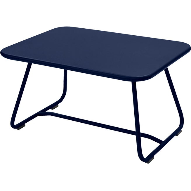 Photo of Sixties Low Table Deep Blue 92 - Småbord & Sidobord Utomhus - Frédéric Sofia - Blå - Metall