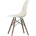 Eames Plastic Chair Dsw - 11 Pebble - Dark Maple - Matstolar - Charles & Ray Eames - Vit - Metall/trä/plast