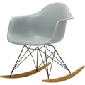 Thumbnail photo of Eames Plastic Armchair Rar - 24 Light Grey - Basic Dark Base - Golden Maple - Dining Chairs - Metal/wood/plastic