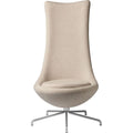 Thumbnail photo of Poul M. Volther Armchair - L41 Bellamie with Swivel Frame - Beige/Black