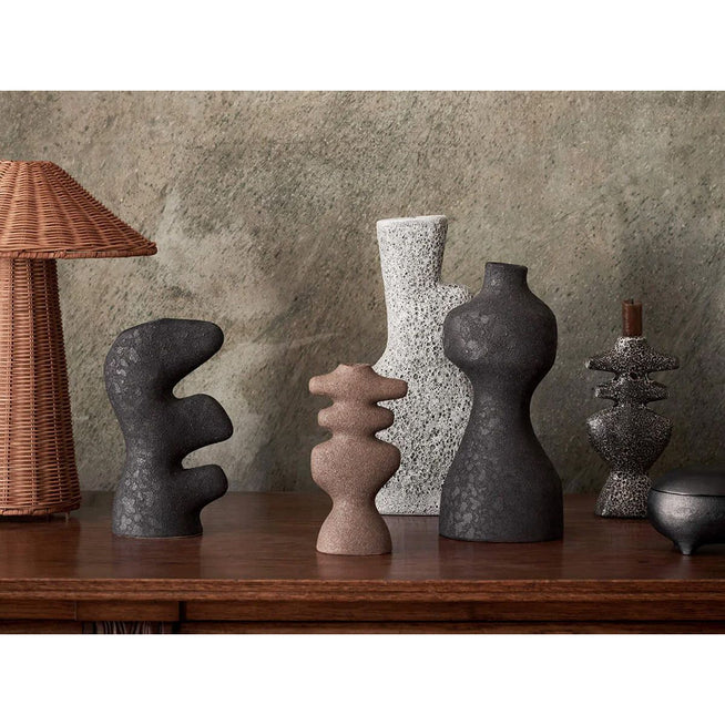 Photo of Yara Vase - Vase - Yara Vase - Medium - Rustic Iron - W14 X D11.5 X H30.5 Cm