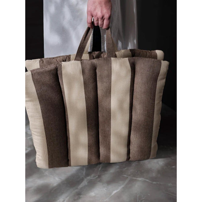 Photo of Strand Folding Mat 50x100 Cm - Carob Brown/parchment