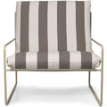 Thumbnail photo of Desert 1-seater - Lænestol - Stripe - Cashmere/chocolate - W79 X H78 X D85 X Sh30 Cm