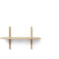 Thumbnail photo of Sector Shelf - Hylde - Eg/messing - S/n - W: 54 X D: 22,1 X H: 34 Cm