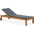 Thumbnail photo of Amaze Solvogn - Solseng - Teak - B: 215 X D: 77 X H: 110 X Sh: 36 Cm