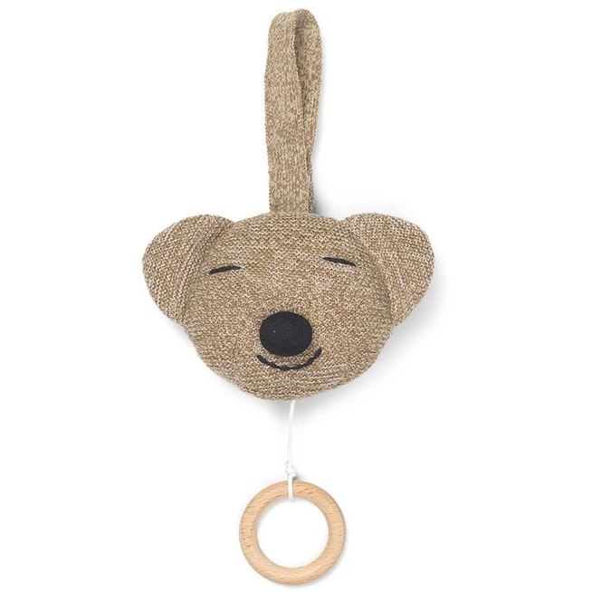 Photo of Roy Merino Wool Music Mobile - Legetøj - Sugar Kelp - B12 X H12 X D5 Cm
