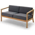 Thumbnail photo of Virkelyst Sofa, Teak, Fossflakes Padding, Outdoor Textile /
