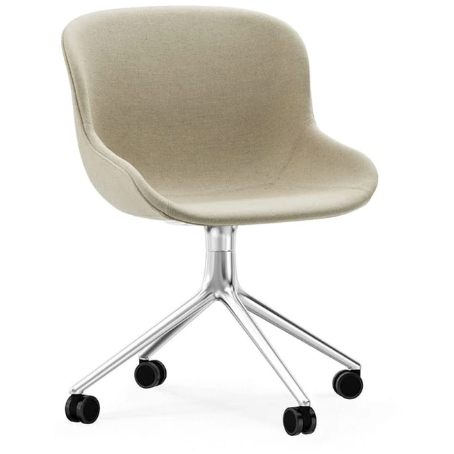 Photo of Hyg Chair Swivel 4w - Full Upholstery - Kontorstol - Main Line Flax 20 - Aluminum - H: 84 X L: 54 X D: 53,5 X Sh: 46 Cm