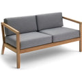 Thumbnail photo of Virkelyst Sofa - Teak - Fossflakes Padding - Outdoor Textile