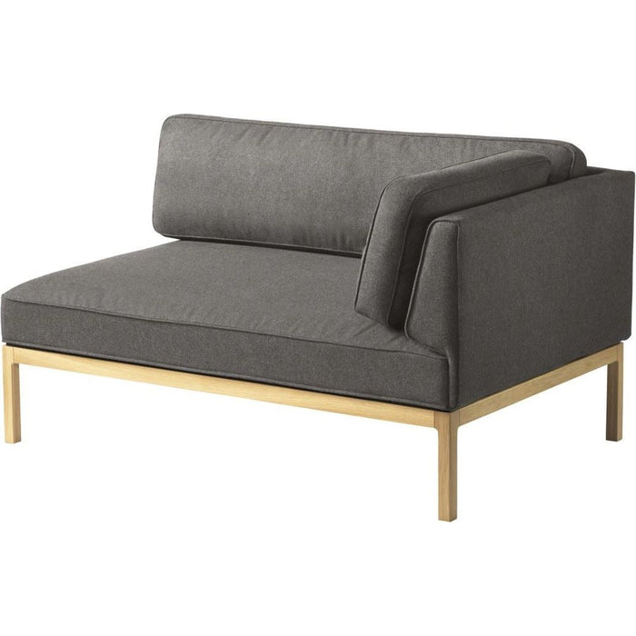 Photo of L37 - Right Corner Module 130 cm - Grey - 130 cm