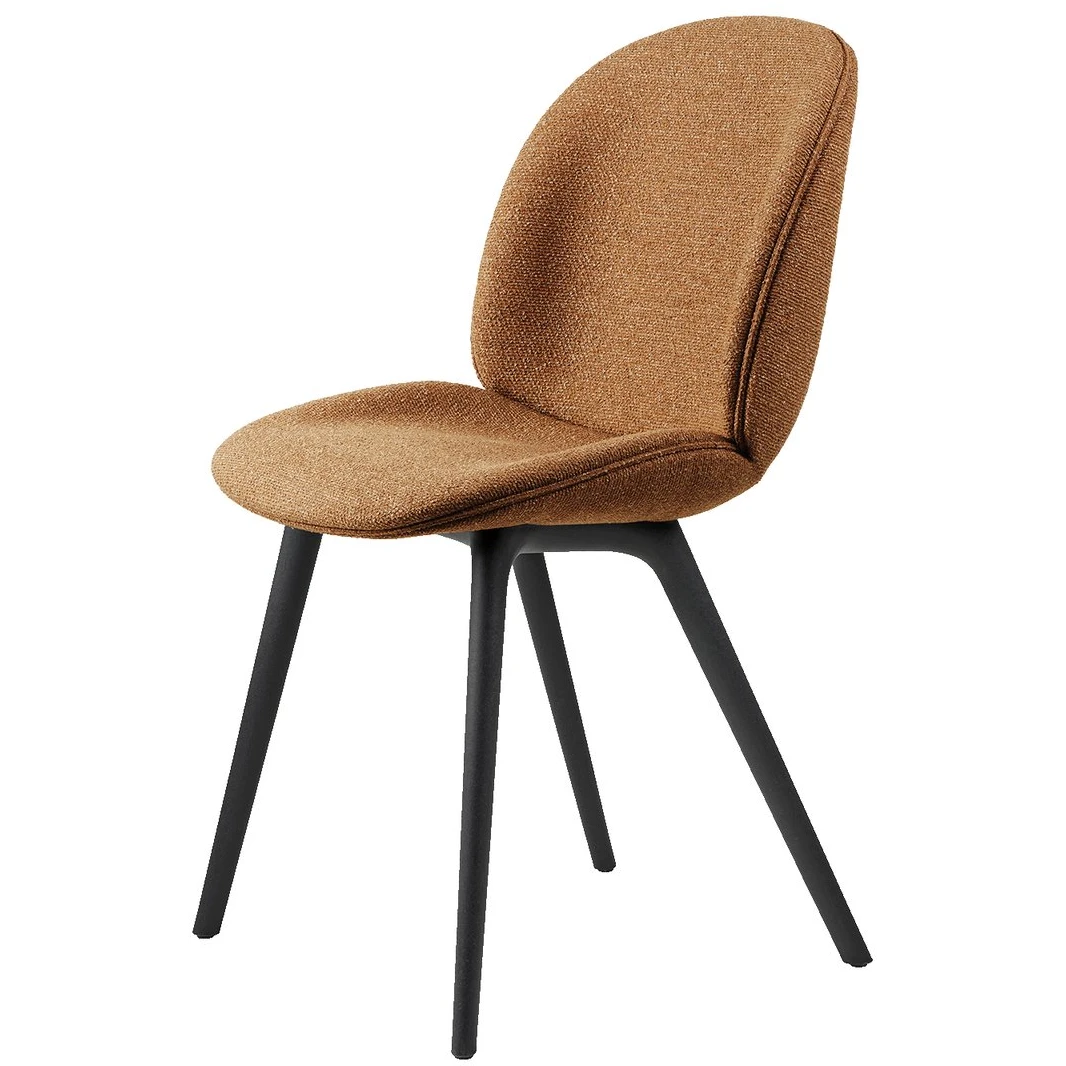 Beetle Dining Chair Plastic Base - Fully Upholstered