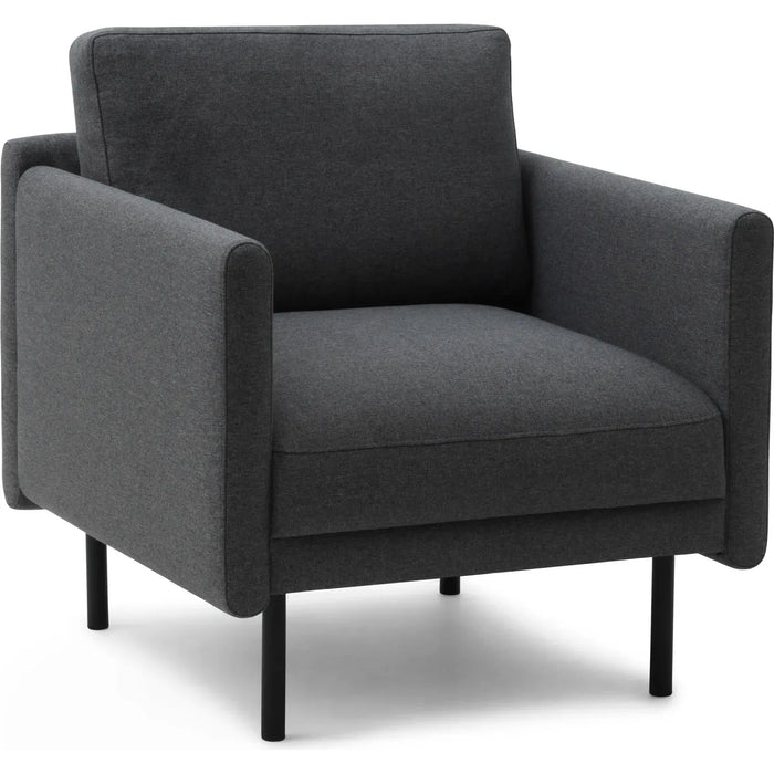 Photo of Rar Armchair - Re-born Dark Grey - W79 X D87 X H81 Cm