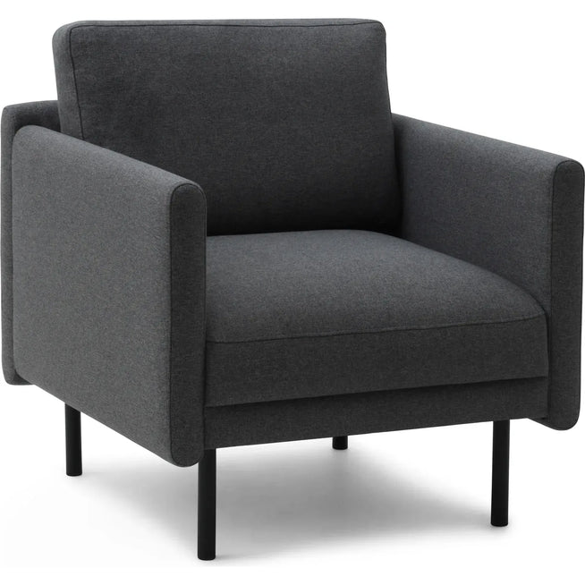 Photo of Rar Armchair - Re-born Dark Grey - W79 X D87 X H81 Cm
