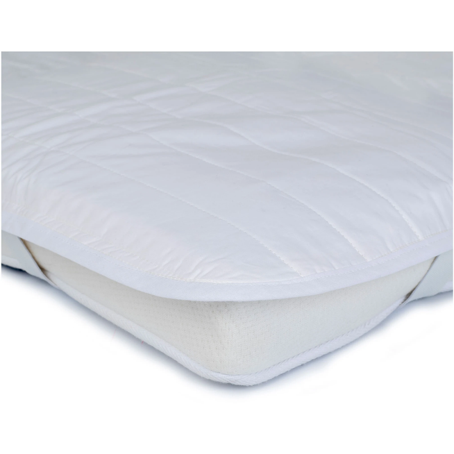 Photo of Quilt mattress protector, white, 90x200 - Pillow and mattress protector - white