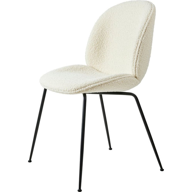 Photo of Beetle Dining Chair, Fully Upholstered, Conic Base