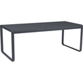 Bellevie Table 196 X 90 Cm Anthracite - Matbord Utomhus - Pagnon & Pelhaître - Grå - Metall