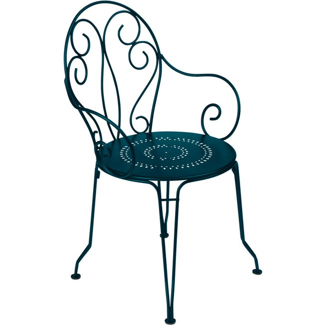 Photo of Montmartre Armchair, Acapulco Blue - Matstolar Utomhus - Blå - Metall