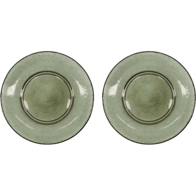 Photo of Rain Plates Green Ø21cm Set of 6