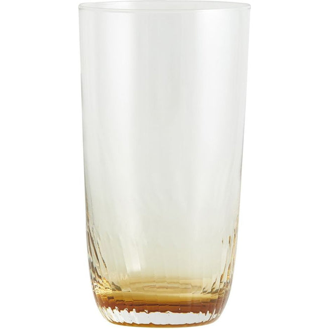 Photo of Garo Long Drink Glass Amber Set of 4 Pieces