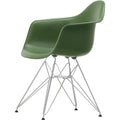 Eames Plastic Armchair Dar - 48 Forest - Chrome Base - Matstolar - Charles & Ray Eames - Grön - Metall/plast