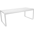 Bellevie Table 196 X 90 Cm Cotton White - Matbord Utomhus - Pagnon & Pelhaître - Vit - Metall