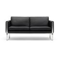 Thumbnail photo of Ch102 Sofa 2 Seater Loke 7150 Leather-Stainless Steel
