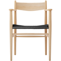 Thumbnail photo of Carl Hansen - Ch37, Oiled oak, black braided paper string - Dining chairs - Hans J. Wegner - Wood