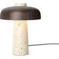 Thumbnail photo of Reverse Table Lamp Tavertine/bronzed Brass - Bordslampor - Aleksandar Lazic - Brons,beige