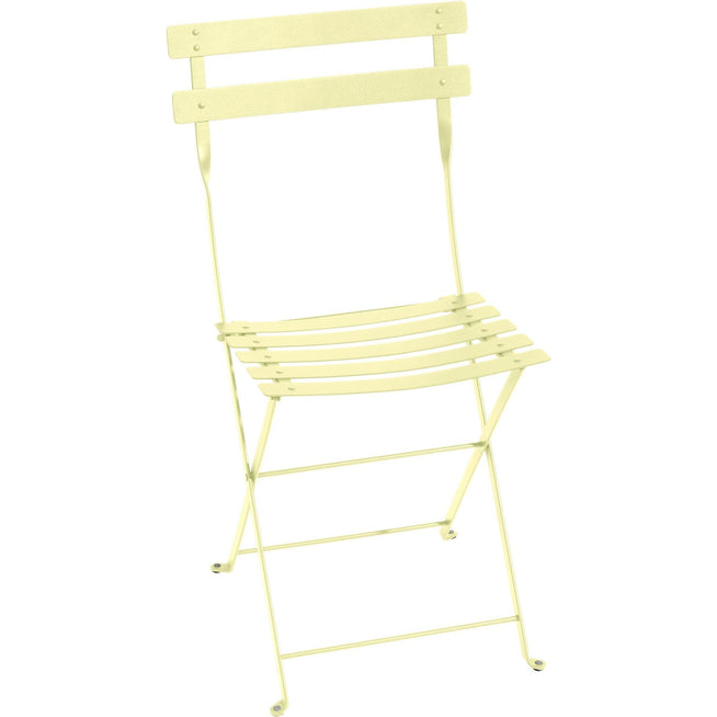 Photo of Bistro Chair Metal Frosted Lemon A6 - Garden Chairs - Yellow - Metal